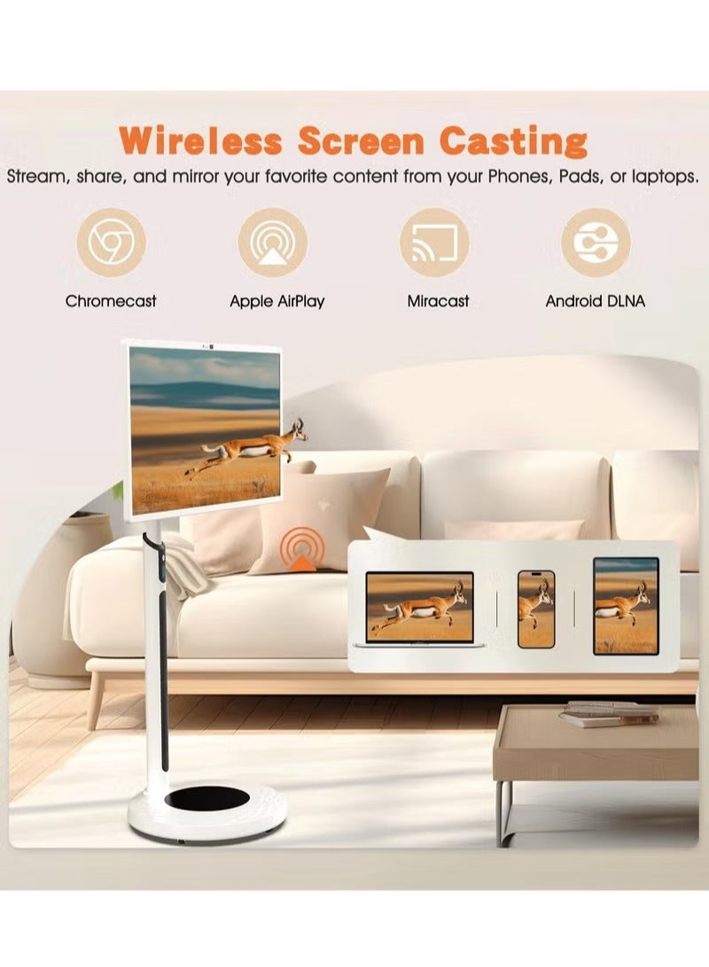 Rich Life 32-inch Portable Smart Touch Screen: Android, Camera, Multi-Touch, Long Battery