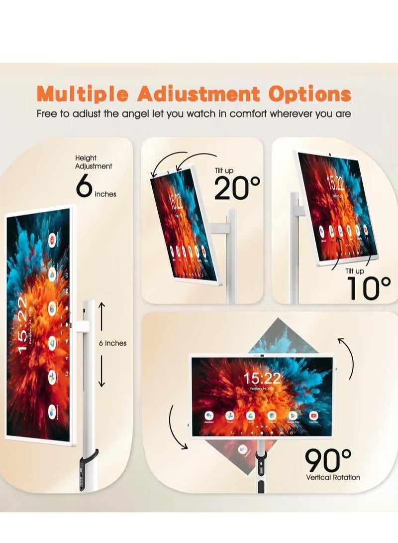 Rich Life 32-inch Portable Smart Touch Screen: Android, Camera, Multi-Touch, Long Battery